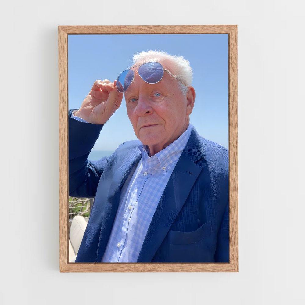 ap-anthony hopkins-3 cadre Bois clair