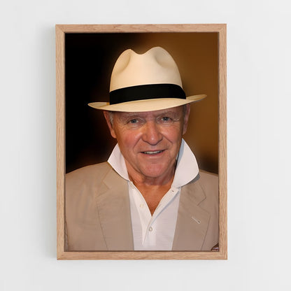 ap-anthony hopkins-6 cadre Bois clair