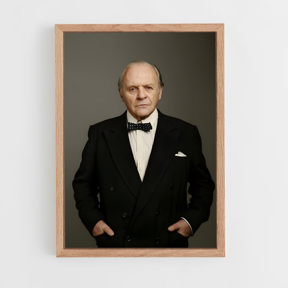 ap-anthony hopkins-7 cadre Bois clair
