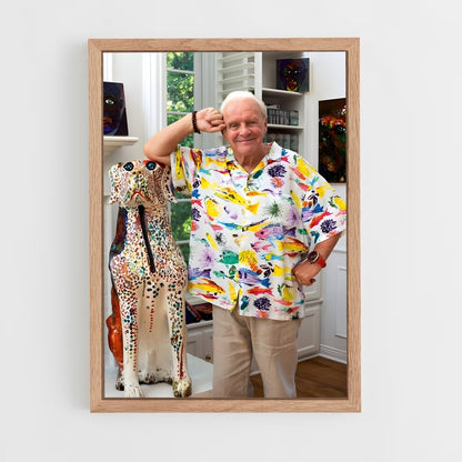 ap-anthony hopkins-8 cadre Bois clair