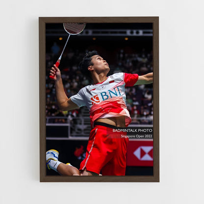 ap-anthony sinisuka ginting-6 cadre Bois foncé
