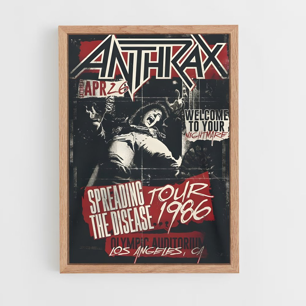 ap-anthrax-1 cadre Bois clair