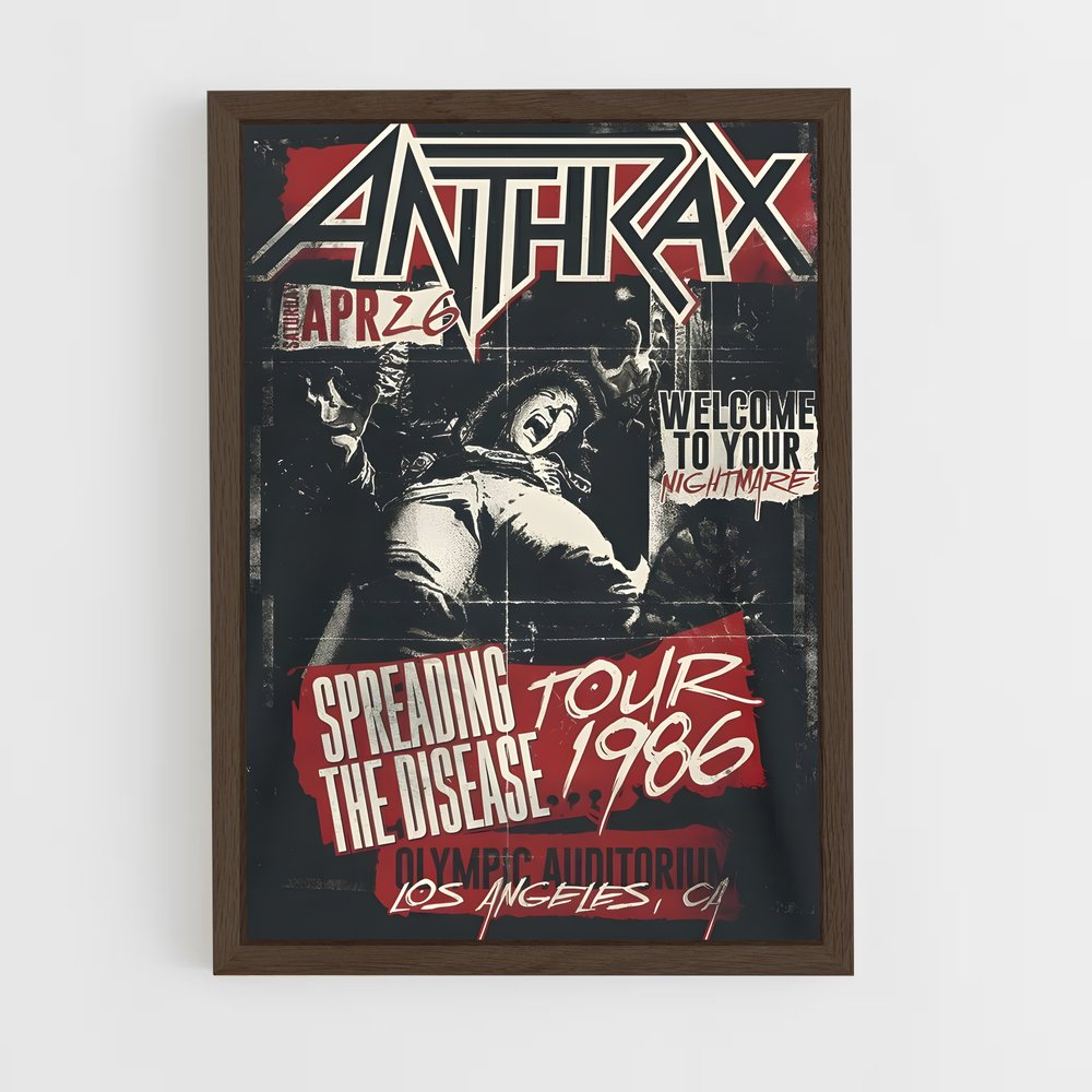 ap-anthrax-1 cadre Bois foncé