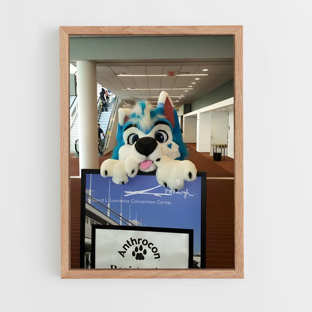 ap-anthrocon-3 cadre Bois clair