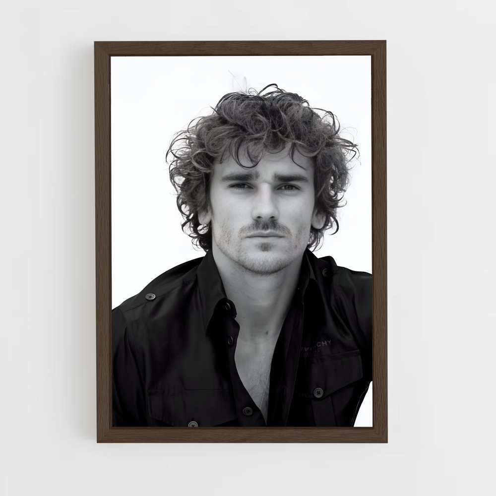 ap-antoine griezmann-3 cadre Bois foncé
