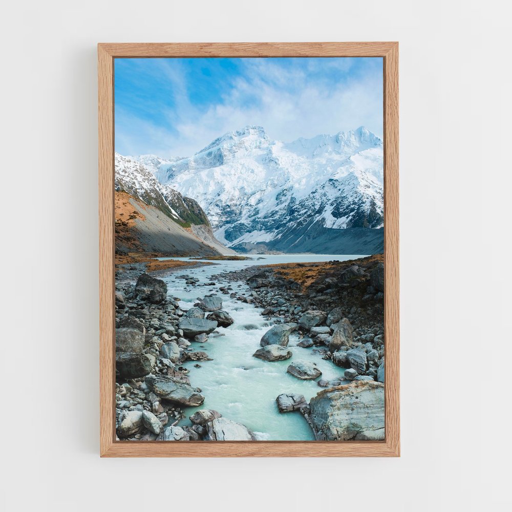 ap-aoraki mount cook-1 cadre Bois clair