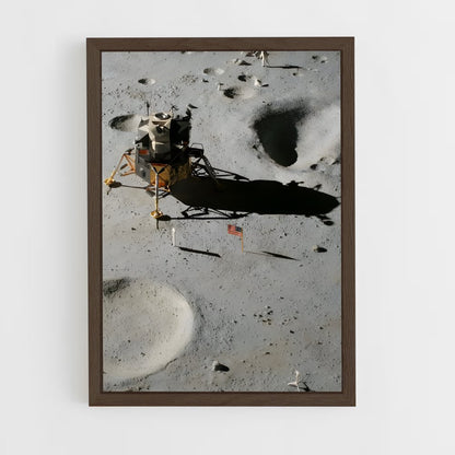 ap-apollo missions-2 cadre Bois foncé