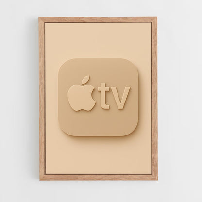 ap-apple tv+-1 cadre Bois clair