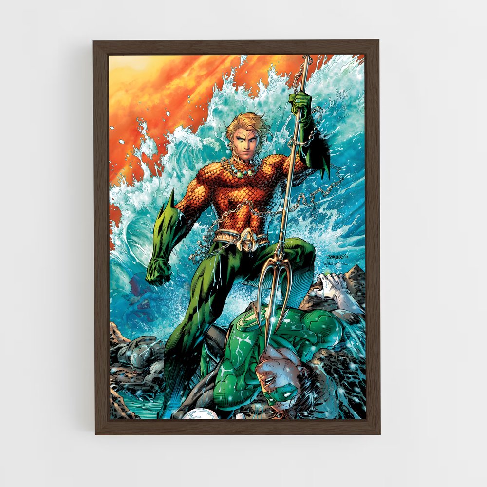 ap-aquaman-1 cadre Bois foncé