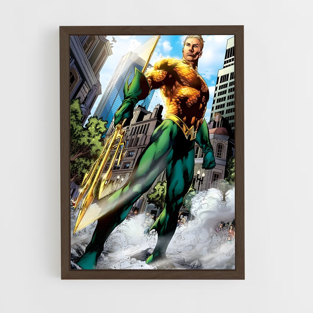 ap-aquaman-3 cadre Bois foncé