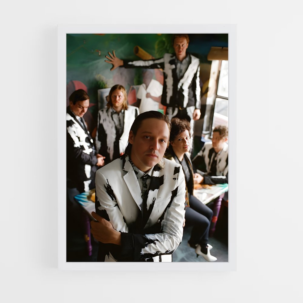 ap-arcade fire-2 cadre Blanc