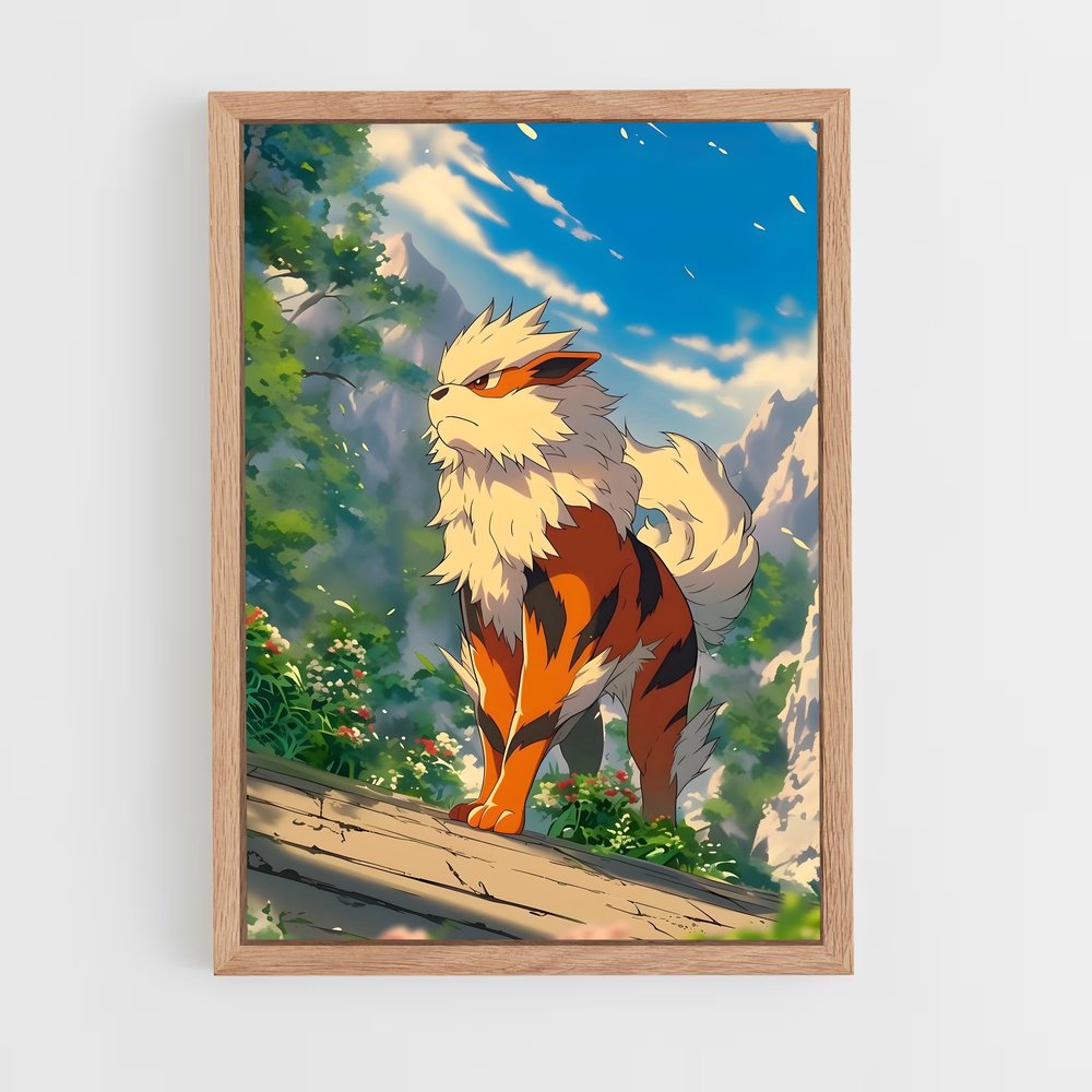 ap-arcanine-2 cadre Bois clair