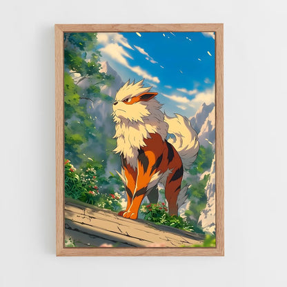 ap-arcanine-2 cadre Bois clair