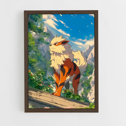 ap-arcanine-2 cadre Bois foncé