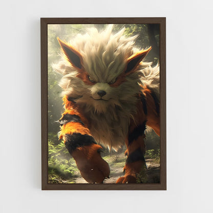 ap-arcanine-4 cadre Bois foncé