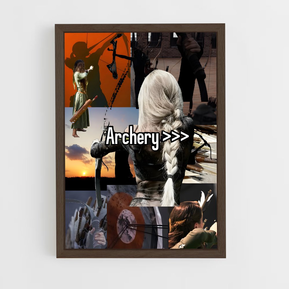 ap-archery-3 cadre Bois foncé