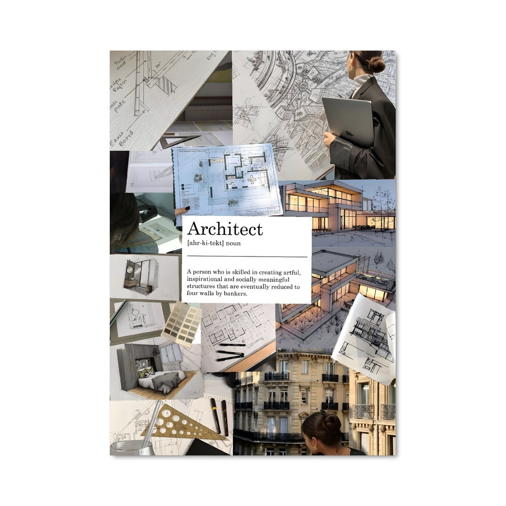 Poster Portfolio Architecte
