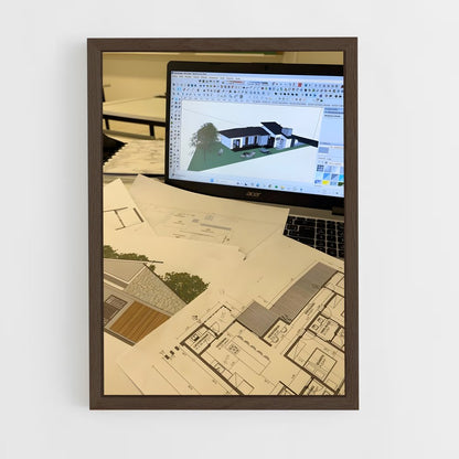 ap-architect-6 cadre Bois foncé