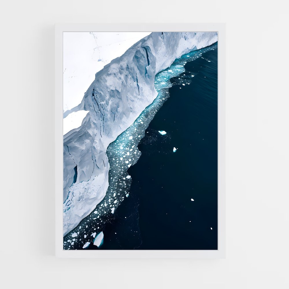 ap-arctic ice-4 cadre Blanc