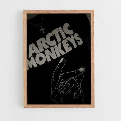 ap-arctic monkeys-5 cadre Bois clair