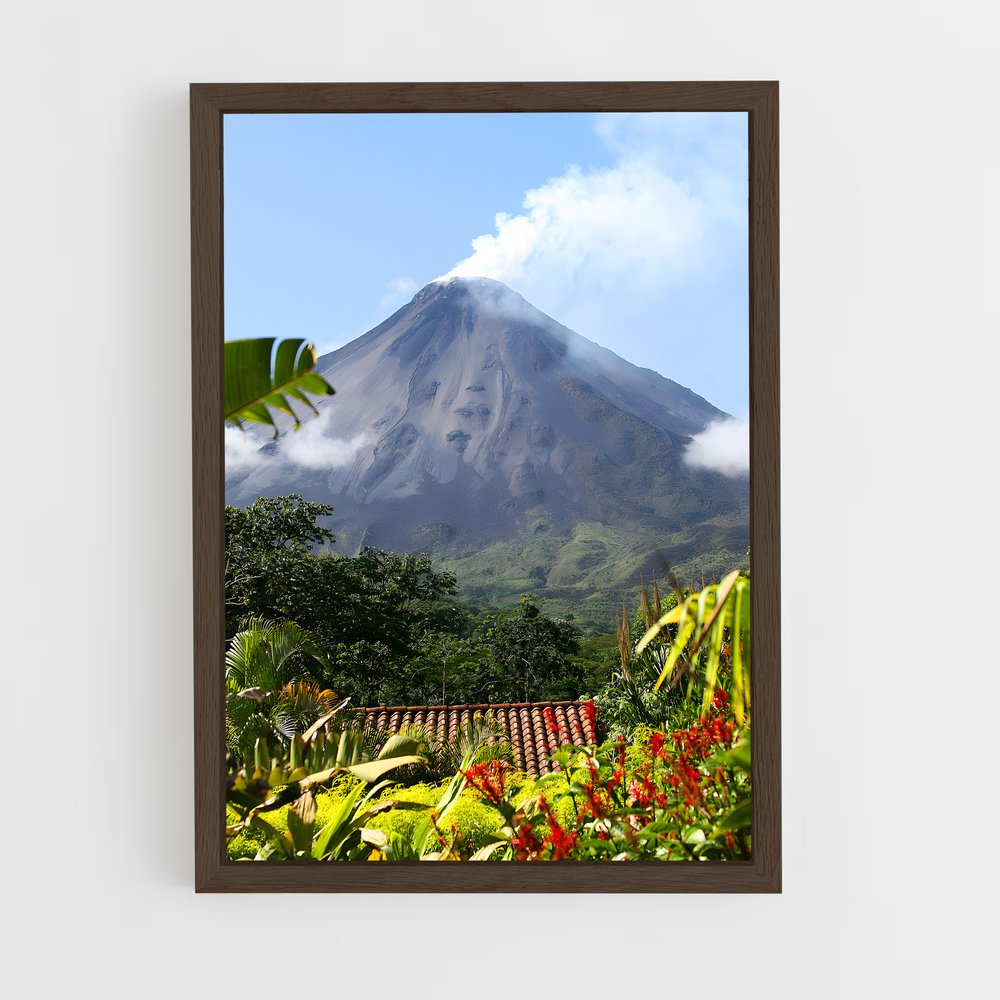 ap-arenal volcano-1 cadre Bois foncé