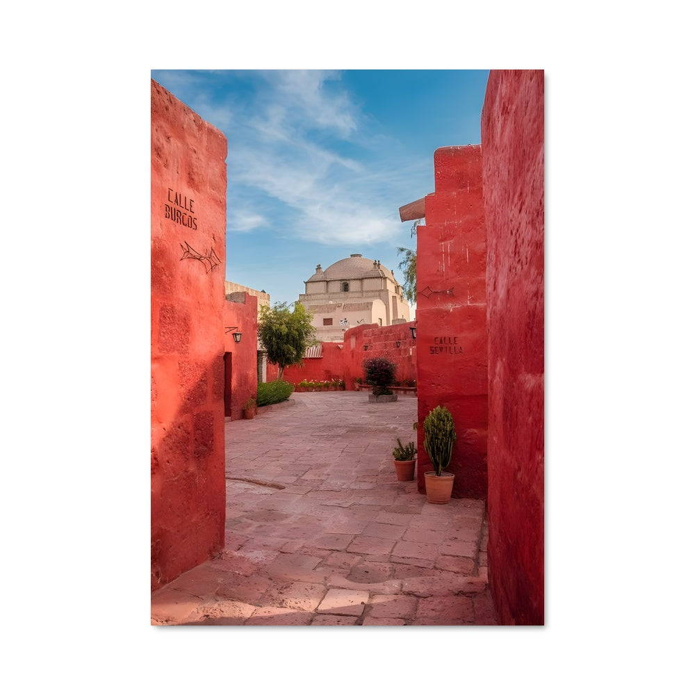 Poster Mur Rouge Arequipa