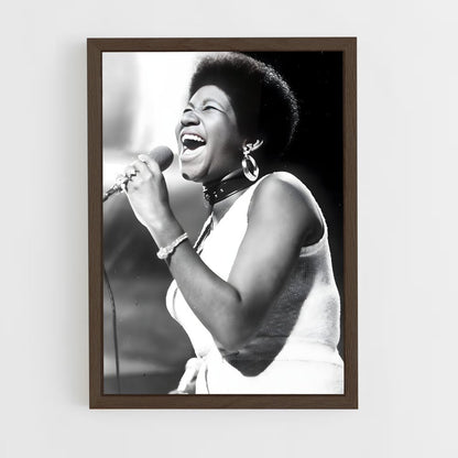 ap-aretha franklin-1 cadre Bois foncé