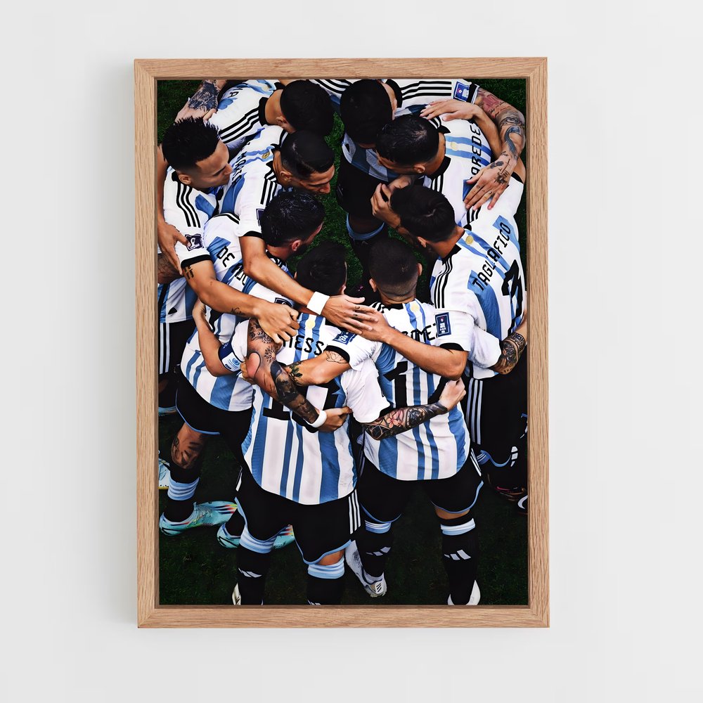 ap-argentina national football team-4 cadre Bois clair
