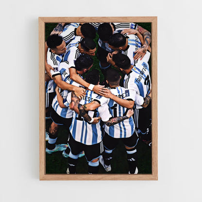 ap-argentina national football team-4 cadre Bois clair