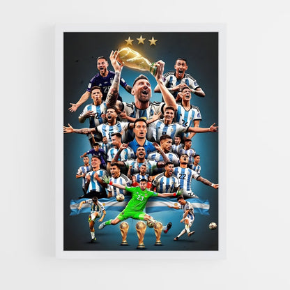ap-argentina national football team-5 cadre Blanc