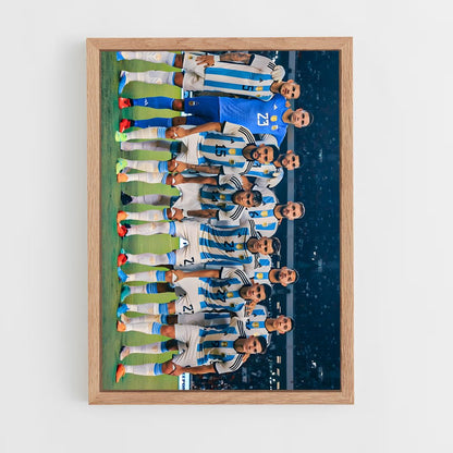 ap-argentina national football team-9 cadre Bois clair