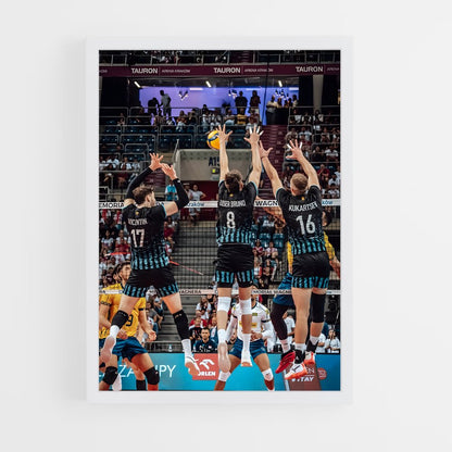 ap-argentina national volleyball team-3 cadre Blanc