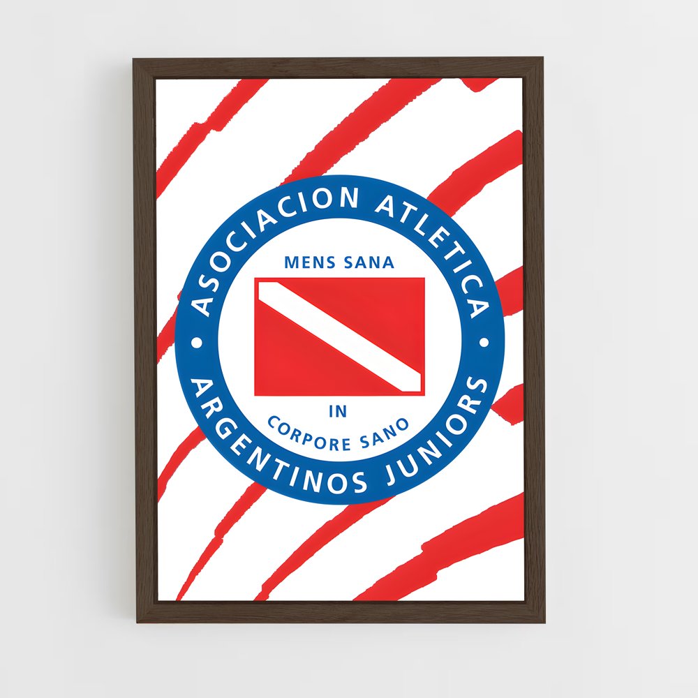 ap-argentinos juniors-7 cadre Bois foncé