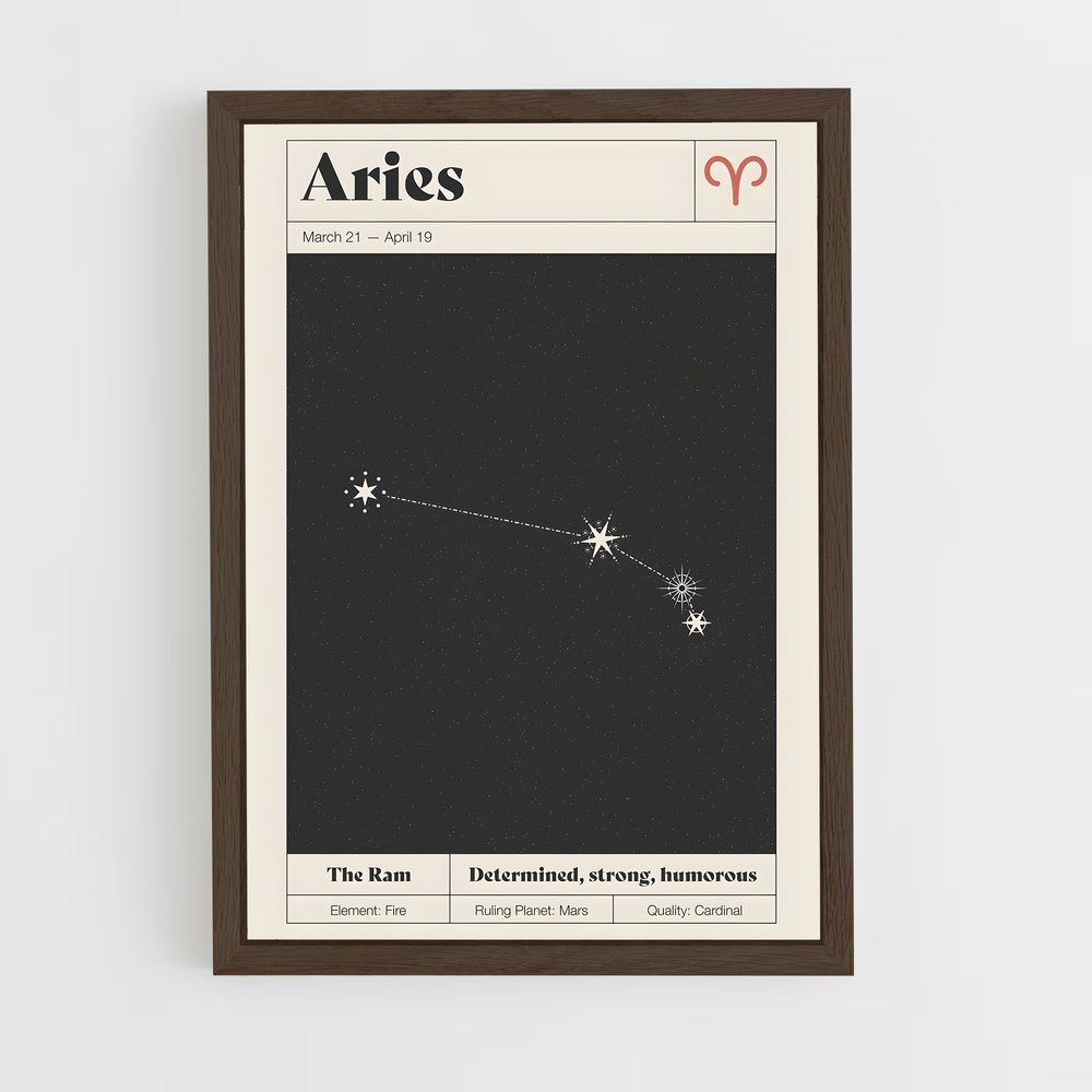 ap-aries-1 cadre Bois foncé