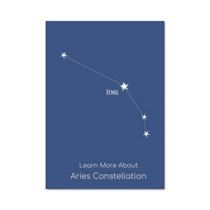 Poster Constellation d'Aries