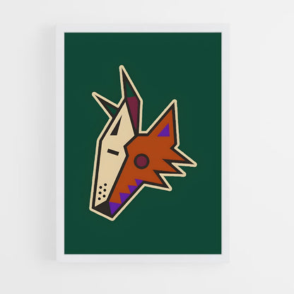 ap-arizona coyotes-6 cadre Blanc