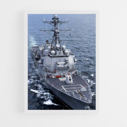 ap-arleigh burke class-5 cadre Blanc