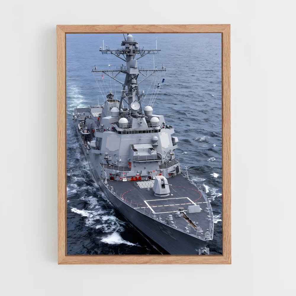 ap-arleigh burke class-5 cadre Bois clair