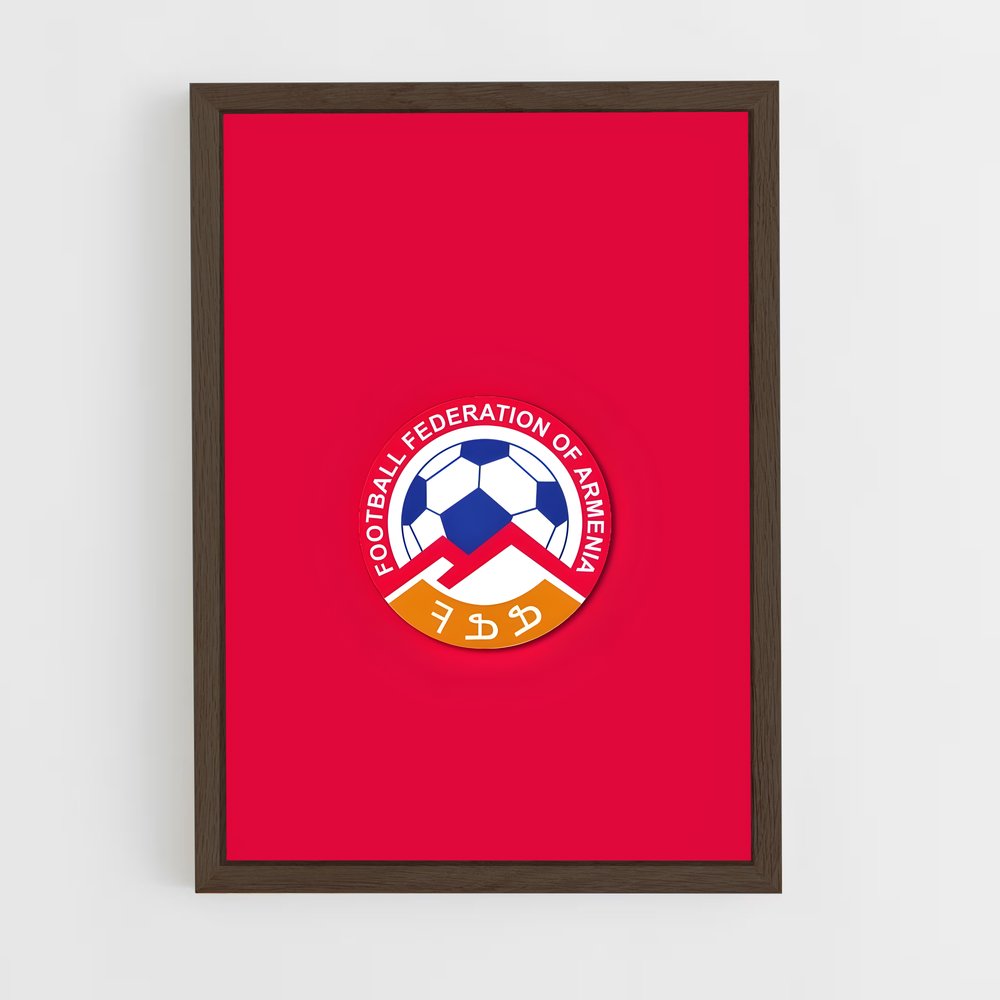 ap-armenia national football team-1 cadre Bois foncé