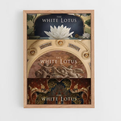 ap-armond white lotus-4 cadre Bois clair