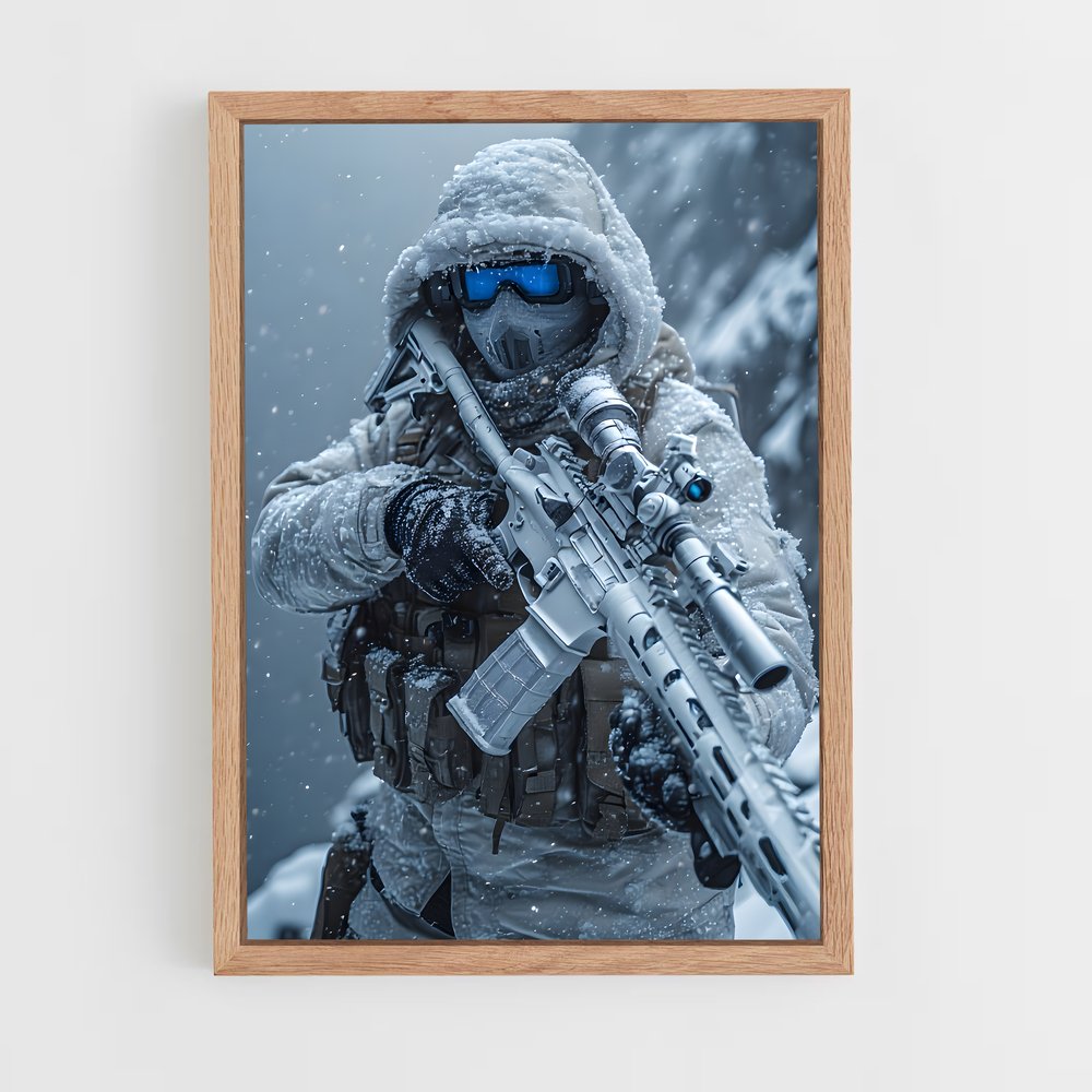 ap-army soldier-12 cadre Bois clair