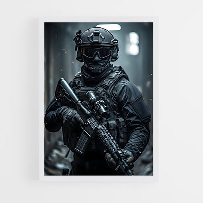 ap-army soldier-14 cadre Blanc