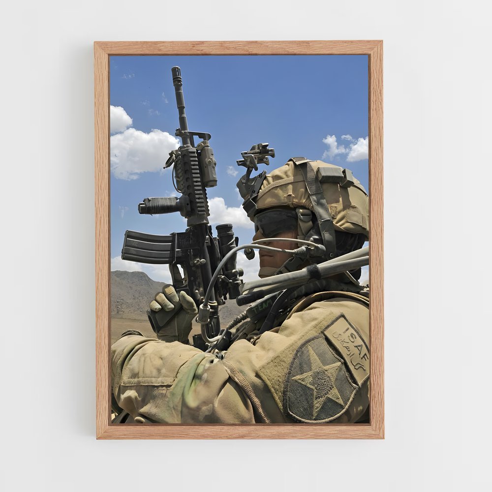 ap-army soldier-15 cadre Bois clair