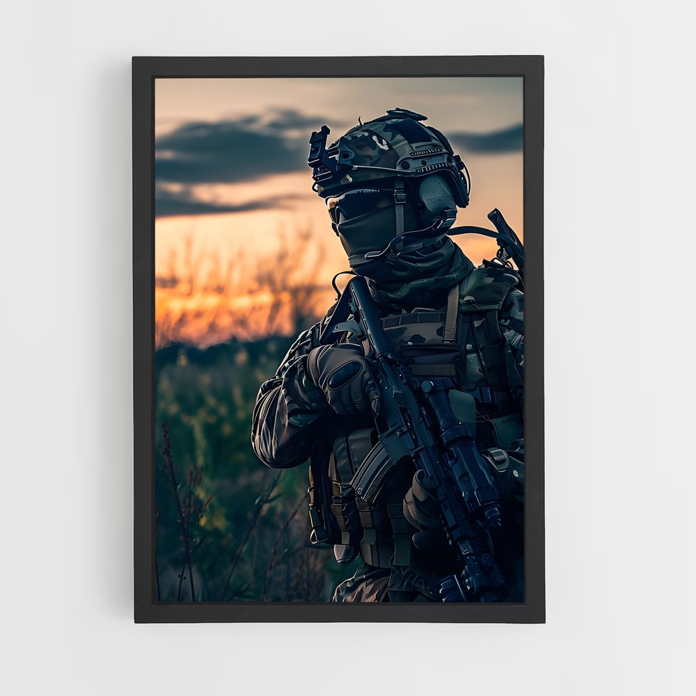 ap-army soldier-2 cadre Noir