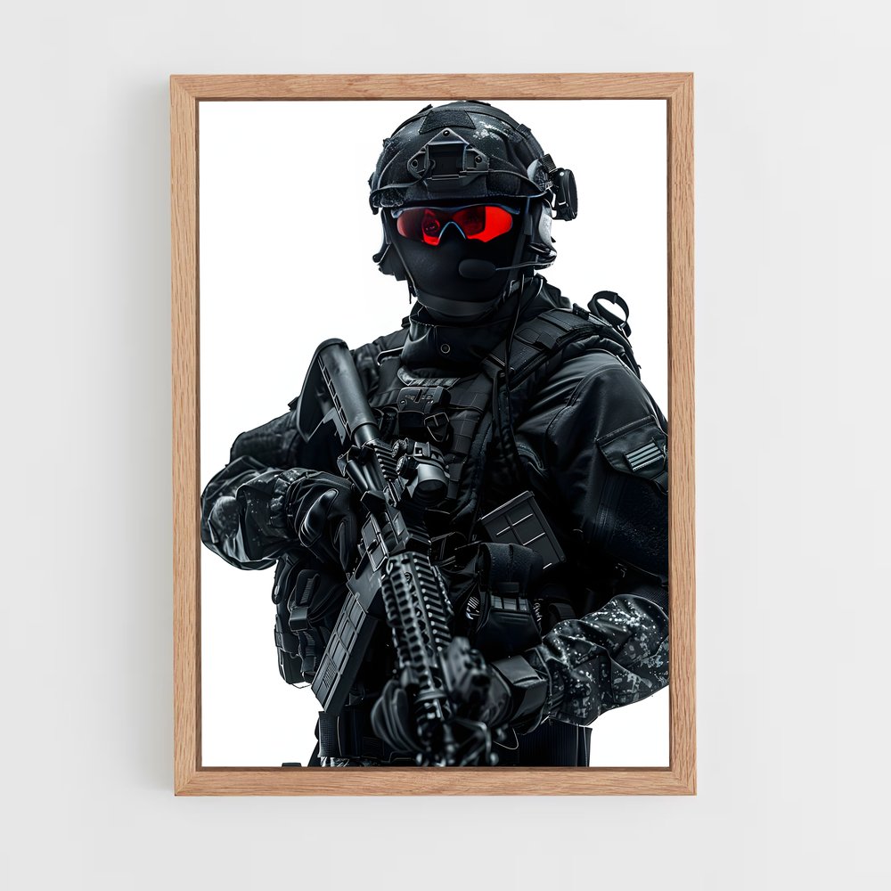 ap-army soldier-3 cadre Bois clair