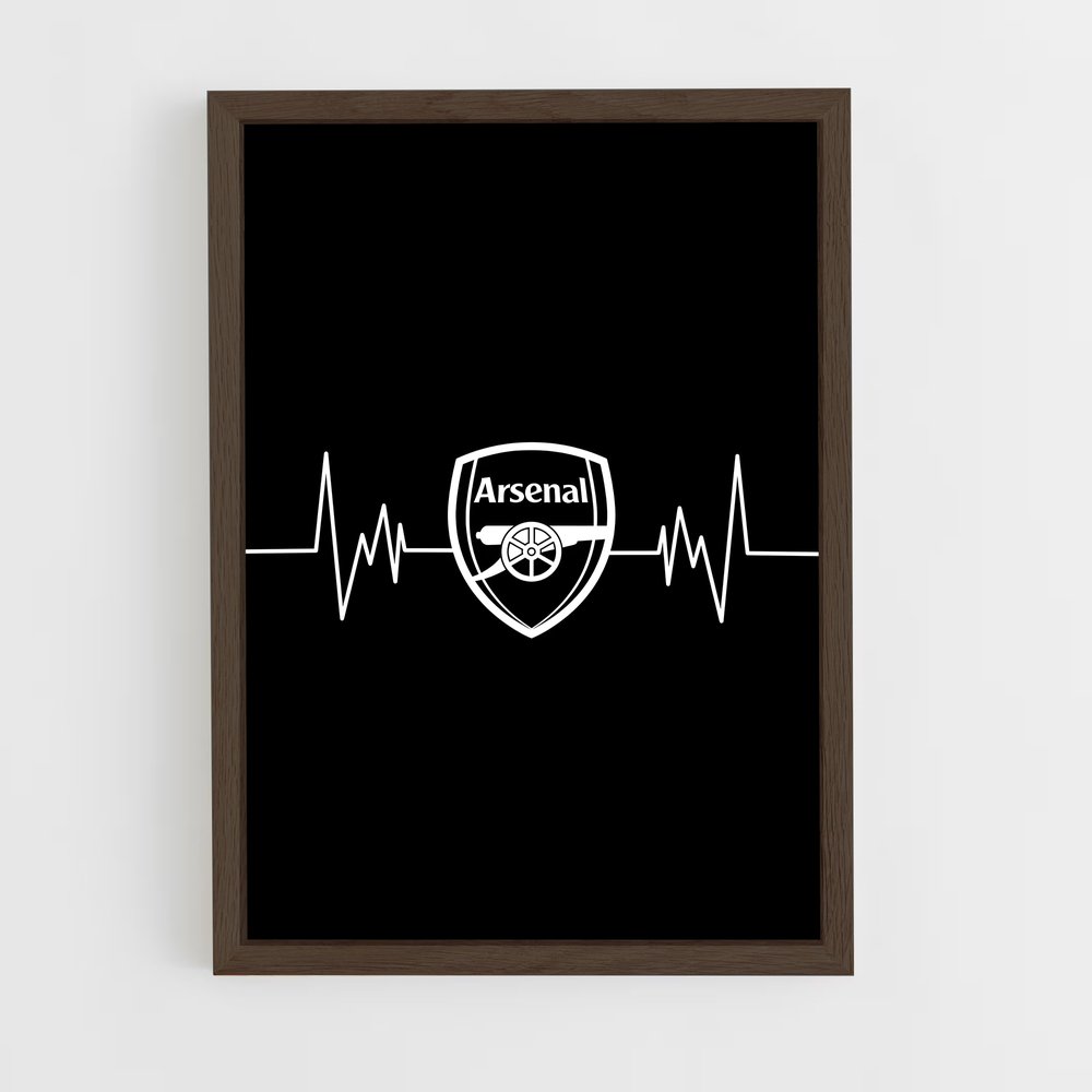 ap-arsenal fc-7 cadre Bois foncé