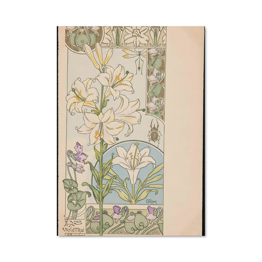 Poster Oiseau en Fleur