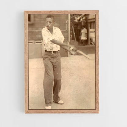 ap-arthur ashe-8 cadre Bois clair