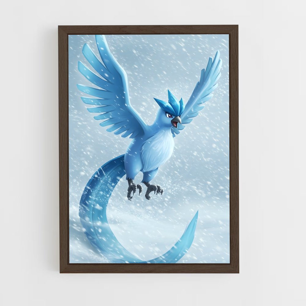 ap-articuno-3 cadre Bois foncé
