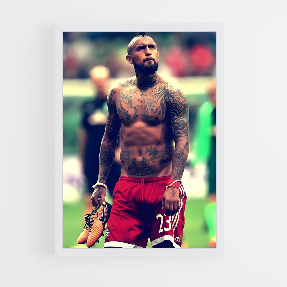 ap-arturo vidal-2 cadre Blanc